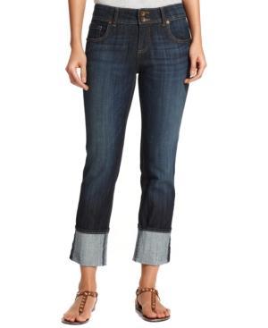Kut From The Kloth Cuffed Straight-leg Jeans, Opulent Wash