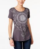 Style & Co. Petite Graphic T-shirt, Only At Macy's