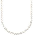 "belle De Mer Pearl Necklace, 16"" 14k Gold Aa Akoya Cultured Pearl Strand (8-8-1/2mm)"