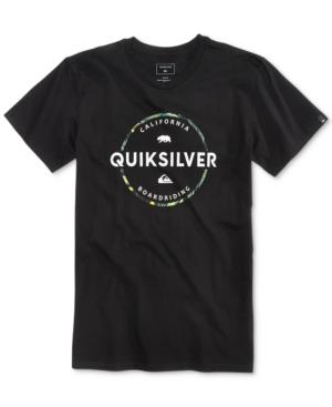 Quiksilver Men's California Floral Graphic-print T-shirt