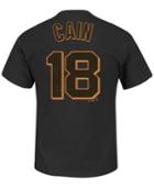 Majestic Men's Matt Cain San Francisco Giants Official Player T-shirt