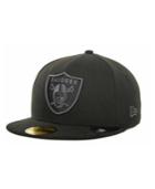 New Era Oakland Raiders Black Gray 59fifty Cap