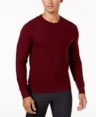Ryan Seacrest Distinction Men's Modern-fit Herringbone Sweater, Created For Macy's