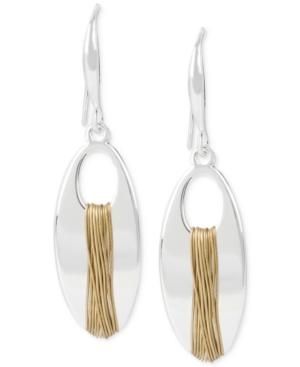 Robert Lee Morris Soho Two-tone Wire-wrapped Drop Earrings