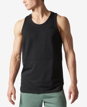 Adidas Men's Mesh-overlay Basketball Tank