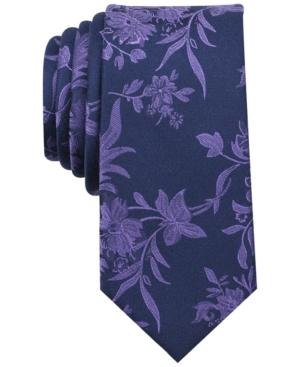 Bar Iii Men's Danforth Floral Skinny Tie, Only At Macy's