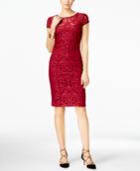Inc International Concepts Patterned Mesh Sheath Dress, Only At Macy's