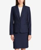 Tommy Hilfiger Printed One-button Blazer