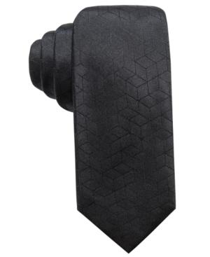 Alfani Men's Geometric Diamond Silk Slim Tie, Created For Macy's