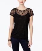 Inc International Concepts Illusion Star-print Top, Only At Macy's