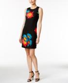 Calvin Klein Floral-print Sleeveless Sheath Dress