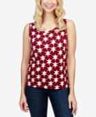 Lucky Brand Star-print Tie-back Tank Top