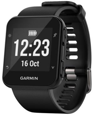 Garmin Unisex Forerunner 35 Black Silicone Strap Gps Running Smart Watch 24mm