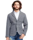 Denim & Supply Ralph Lauren Heathered Knit Cotton Blazer