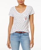 Maison Jules Cotton Watermelon Graphic T-shirt, Only At Macy's