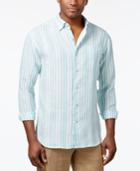 Tommy Bahama Men's Linen Pintado Striped Shirt