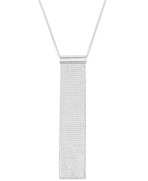 Giani Bernini Long Length Tassel Necklace In Sterling Silver, Only At Macy's