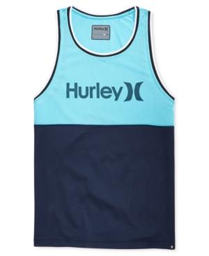 Hurley Men's Dri-fit Freethrow Graphic-print Logo Tank