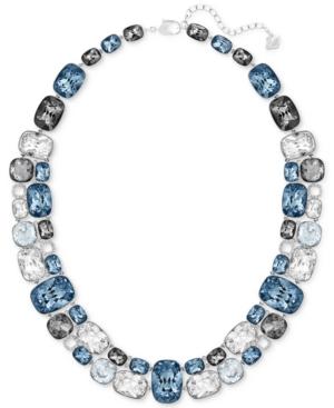 Swarovski 15 Palladium-plated Large Collar Statement Necklace