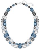 Swarovski 15 Palladium-plated Large Collar Statement Necklace