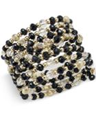 Inc International Concepts Gold-tone Beaded Coil Bracelet, Only At Macy's