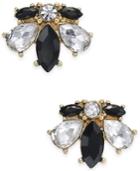 Charter Club Crystal Jet Stone Gold-tone Stud Earrings, Only At Macy's
