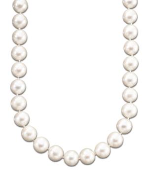 "belle De Mer Pearl Necklace, 18"" 14k Gold Cultured Freshwater Pearl Strand (9-10mm)"