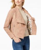 Bgbgeneration Faux-suede Lace-up Moto Jacket