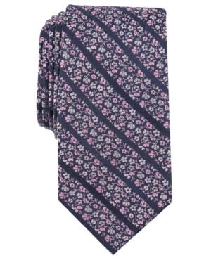 Bar Iii Men's Beddington Floral Skinny Tie, Created For Macy's
