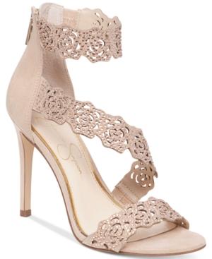 Jessica Simpson Geela Asymetrical Lace Sandals Women's Shoes