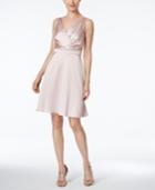 Calvin Klein Surplice A-line Dress