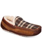 Ugg Men's Ascot Plaid Holiday Slippers Men's Shoes