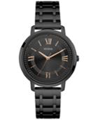 Guess Women's Black Stainless Steel Bracelet Watch 40mm U0933l4