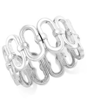 Inc International Concepts Silver-tone Infinity Stretch Bracelet, Only At Macy's