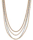 Lucky Brand Two-tone Multi-layer Long Length Necklace