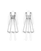 Customize: Switch To Petti Length - Fame And Partners Printed Pleated Petti-length Dress