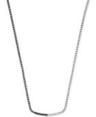 Emporio Armani Two-tone Logo Bar Necklace Egs2128