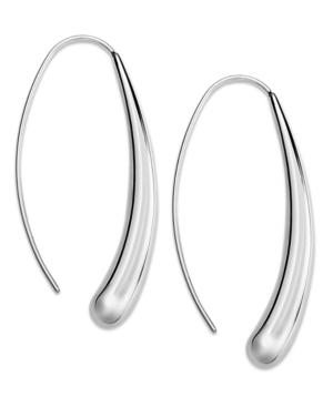 Sterling Silver Earrings, Long Teardrop Earrings