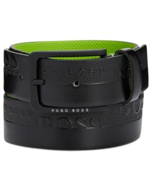 Hugo Boss Men's Toluca Embossed Leather Belt
