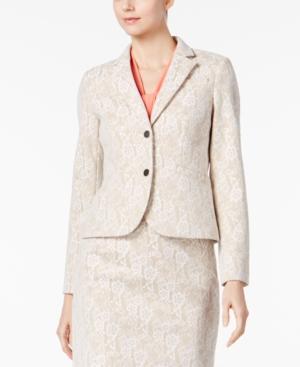 Calvin Klein Two-button Lace Blazer