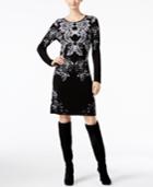 Inc International Concepts Intarsia Sweater Dress, Only At Macy's