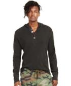 Denim & Supply Ralph Lauren Waffle-knit Hooded Henley