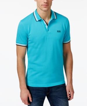 Hugo Boss Green Men's Davidson Cotton Polo
