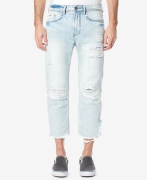 Buffalo David Bitton Men's Calf-length Ripped Jeans