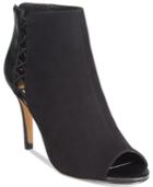 Thalia Sodi Kaarmen Side Cut-out Peep-toe Shooties, Created For Macy's Women's Shoes