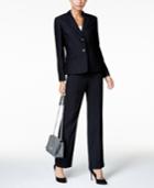 Le Suit Two-button Jacquard Pantsuit