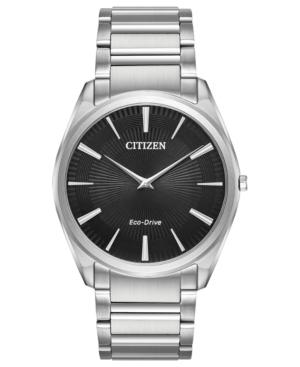 Citizen Eco-drive Men's Stiletto Stainless Steel Bracelet Watch 38mm