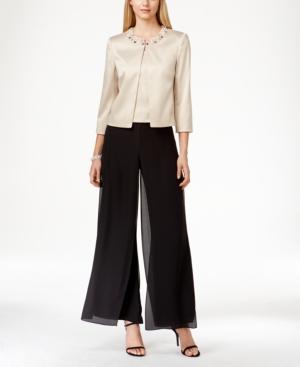 Tahari Asl Beaded-trim Blazer