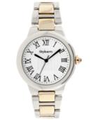 Style & Co. Women's Two-tone Bracelet Watch 35mm Sy009sg, Only At Macy's