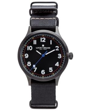 Lucky Brand Men's Jefferson Black Nato Strap Watch 38mm